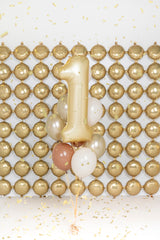 Foil Balloon Number ''1'' - Matte Gold 86cm
