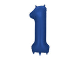 Navy Foil Number Balloon - 86cm