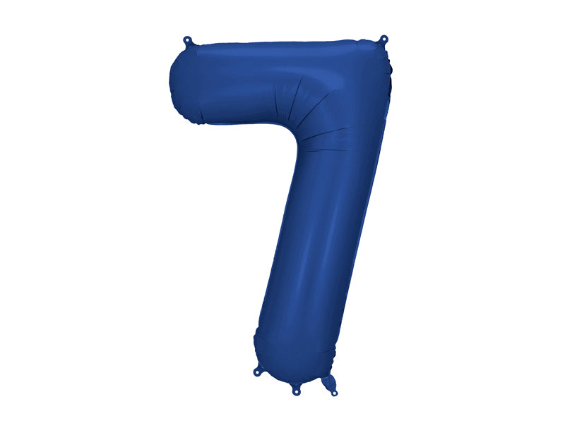 Foil Balloon Number ''7'' - Navy 86cm