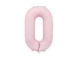Light Pink Foil Number Balloon - 86cm