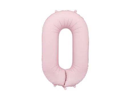 Light Pink Foil Number Balloon - 86cm