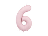Light Pink Foil Number Balloon - 86cm