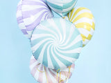 Foil Balloon Candy 18", light blue