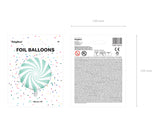 Foil Balloon Candy 18", Mint