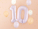 Foil Balloon Number ''0'' - Purple 72cm