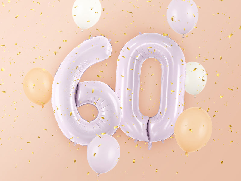 Foil Balloon Number ''0'' - Purple 72cm