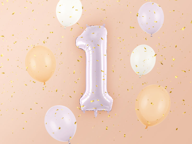 Foil Balloon Number ''1'' - Purple 72cm