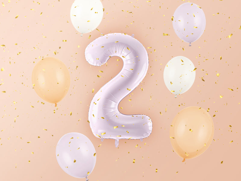 Foil Balloon Number ''2'' - Purple 72cm