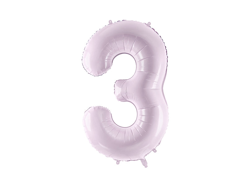 Foil Balloon Number ''3'' - Purple 72cm