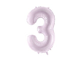 Foil Balloon Number ''3'' - Purple 72cm