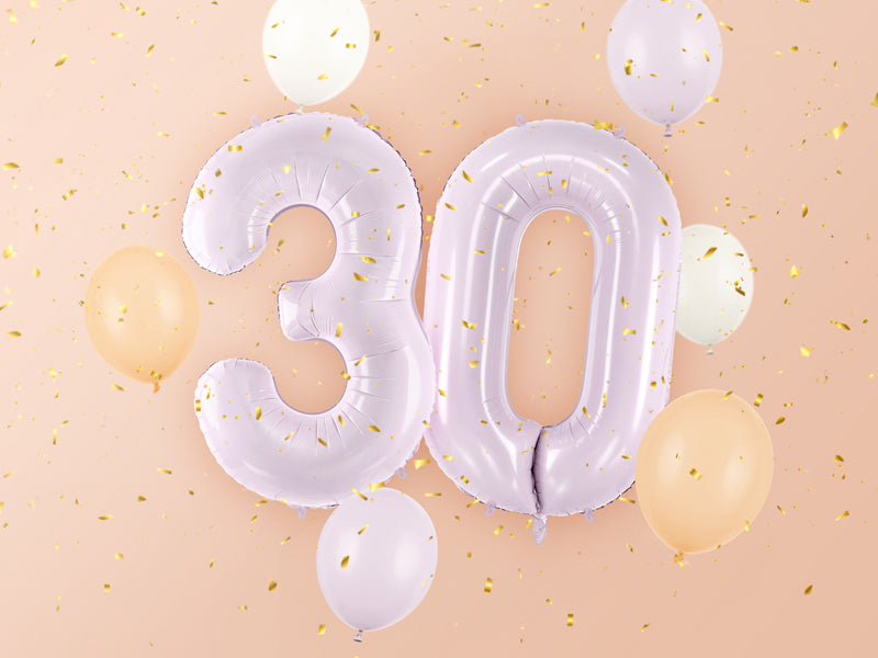 Foil Balloon Number ''3'' - Purple 72cm