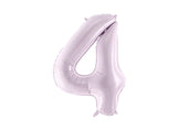 Foil Balloon Number ''4'' - Purple 72cm