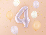 Foil Balloon Number ''4'' - Purple 72cm