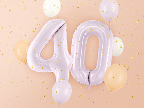 Foil Balloon Number ''4'' - Purple 72cm