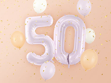 Foil Balloon Number ''5'' - Purple 72cm