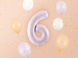 Foil Balloon Number ''6'' - Purple 72cm
