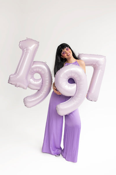 Foil Balloon Number ''9'' - Purple 72cm