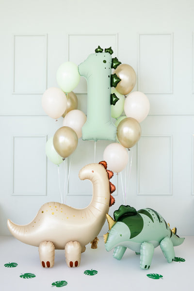 Foil balloon Number ''1'' - Dinosaur 92cm - Mix