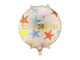Foil balloon round ''Congrats''