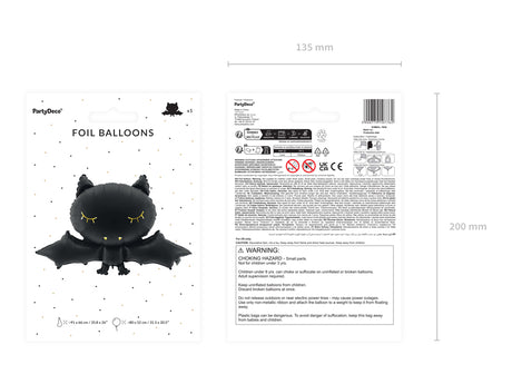 Foil Balloon Bat 30"
