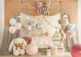 Foil balloon Heart ''One'' light pink