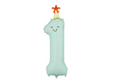 Foil balloon Number ''1'' - Mint 86 cm