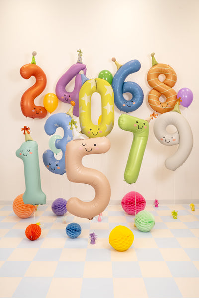 Foil balloon Number ''3'' - Blue 86cm