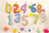 Foil balloon Number ''4'' - Lavender 86cm