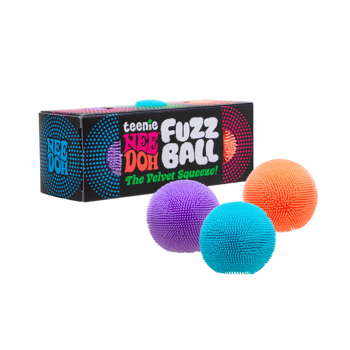 Needoh Teenie Fuzz Ball 3 per Pack