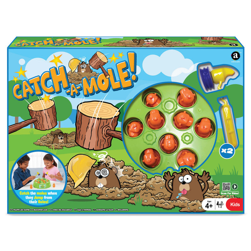 لعبة كاتش أ مول! من أمباسادور جيمز – لعبة بأسلوب واك-أ-مول ممتعة للأطفال بعمر 3 سنوات فأكثر