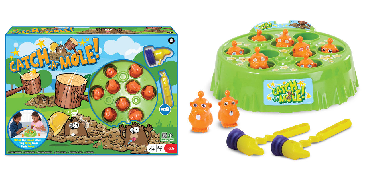 لعبة كاتش أ مول! من أمباسادور جيمز – لعبة بأسلوب واك-أ-مول ممتعة للأطفال بعمر 3 سنوات فأكثر