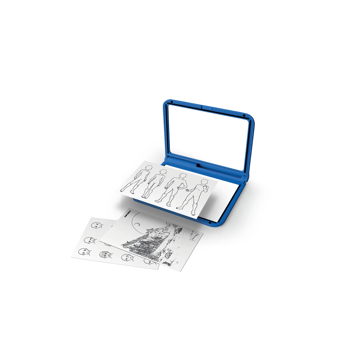 Kidydraw-Pro Light Tablet - Blue Manga