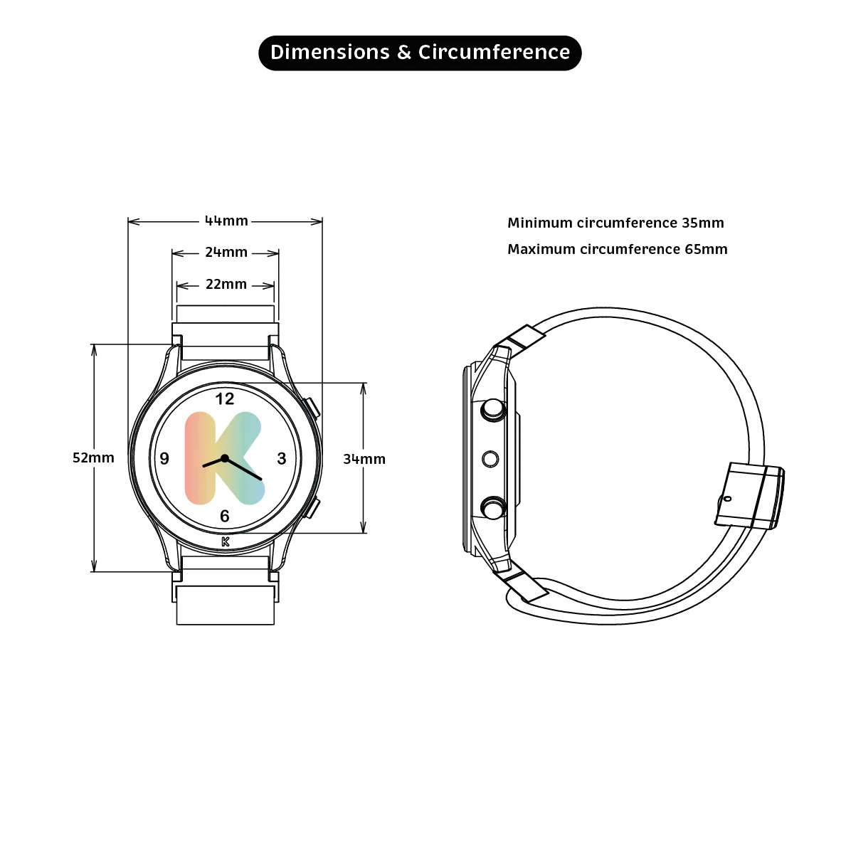 K-WATCH Interactive Watch - CORAL