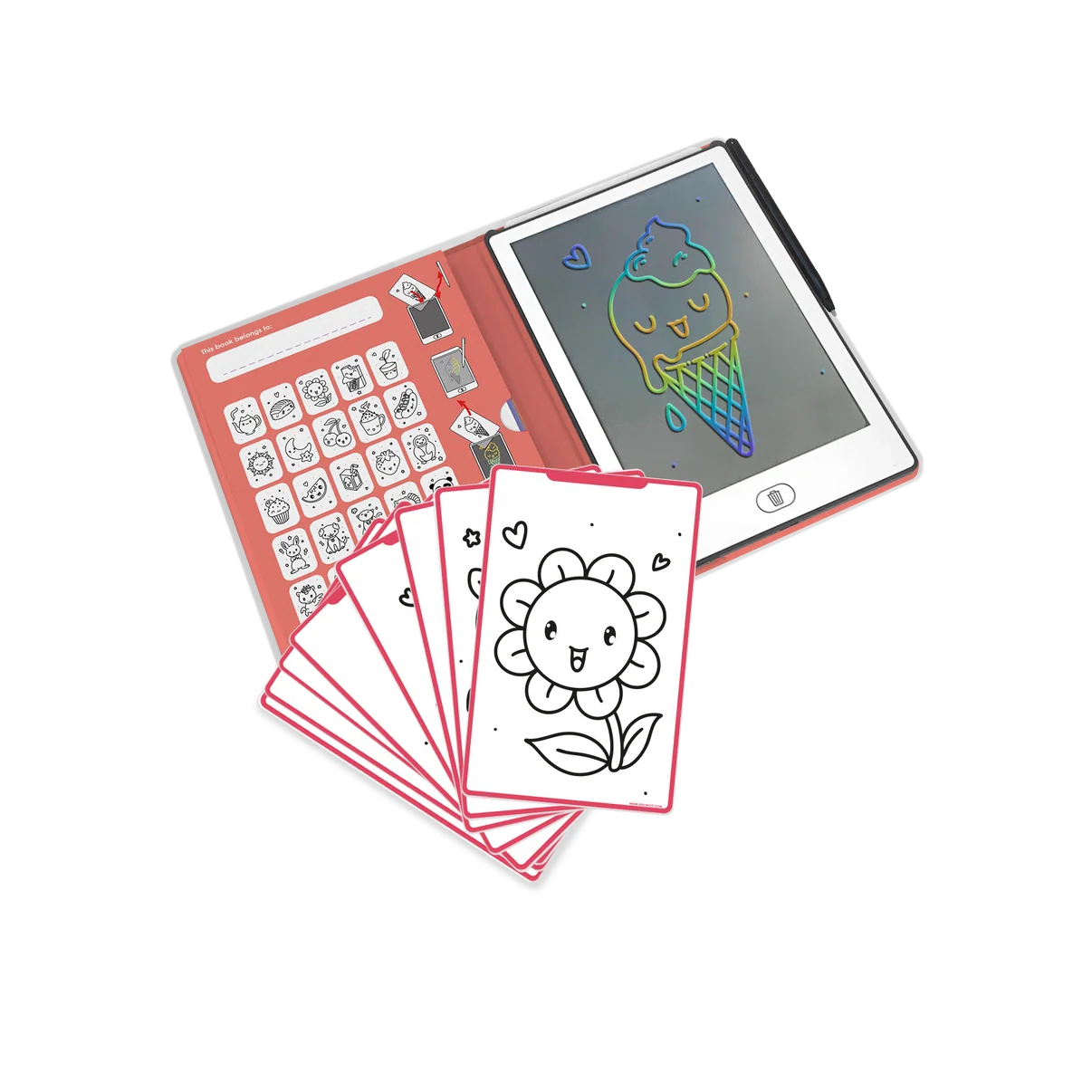 Kidydraw-Mini Lcd Tracing Book - KAWAI