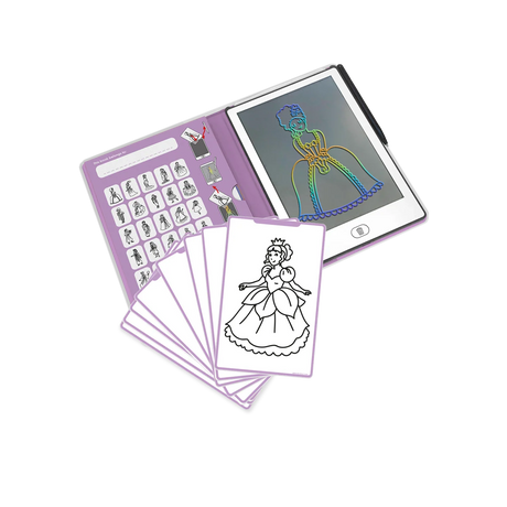 Kidydraw-Mini Lcd Tracing Book - Princesses