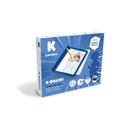 Kidydraw-Pro Light Tablet - Blue Manga