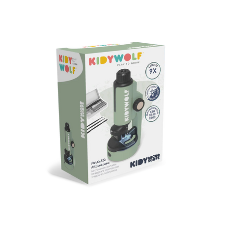 KIDYMICROSCOPE Portable Microscope Green