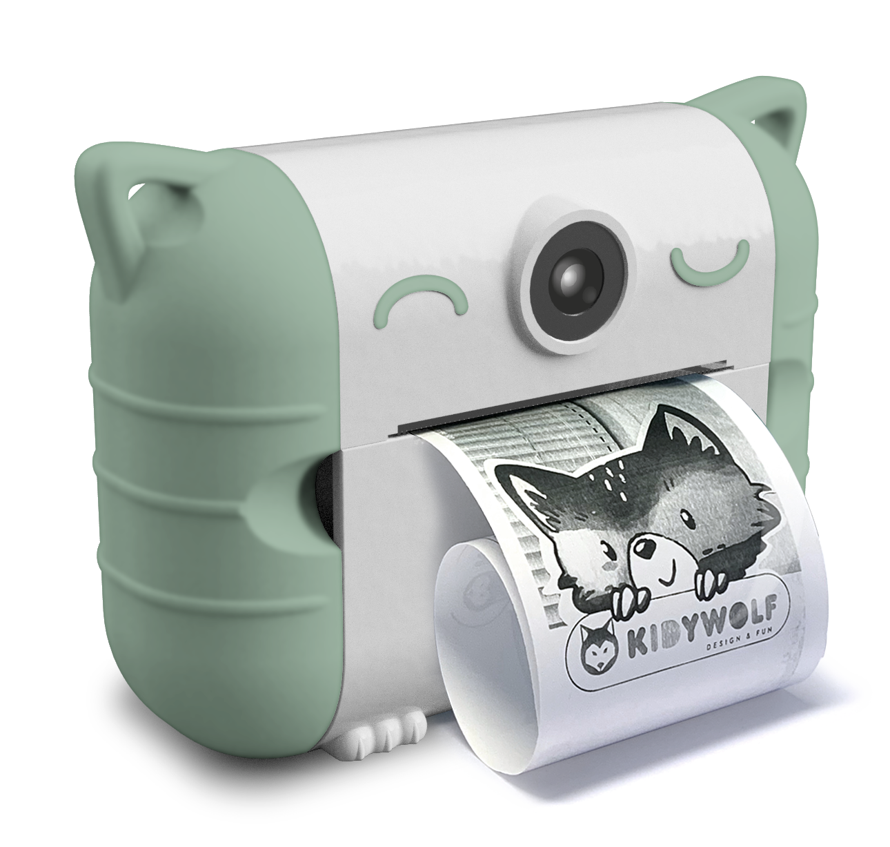 Camera with Thermal Printing Rolls for Kids