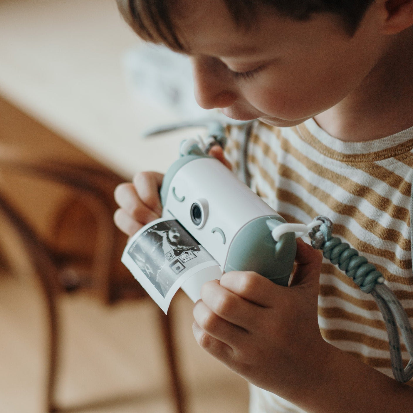 Camera with Thermal Printing Rolls for Kids