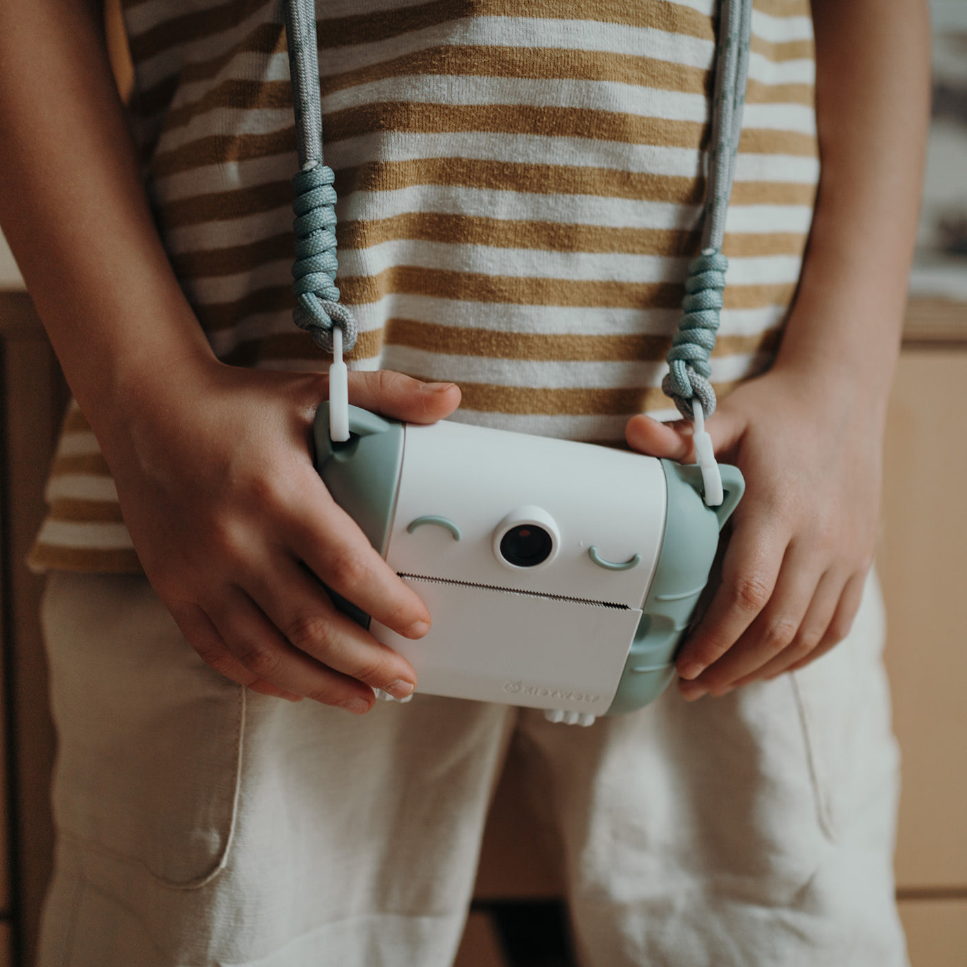 Camera with Thermal Printing Rolls for Kids