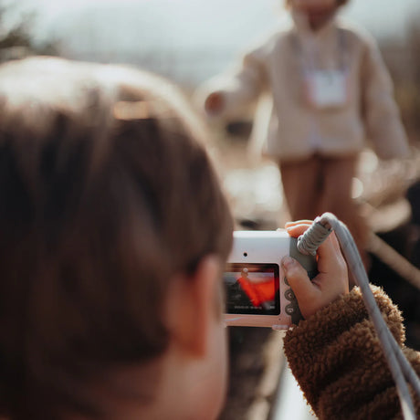 Camera with Thermal Printing Rolls for Kids - Pink