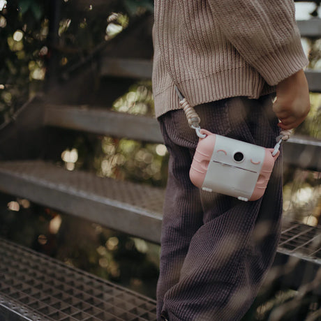 Camera with Thermal Printing Rolls for Kids - Pink