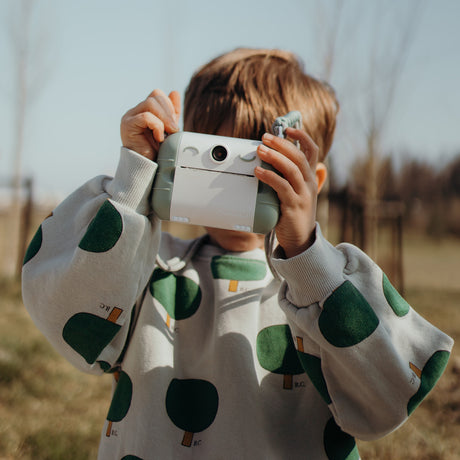 Camera with Thermal Printing Rolls for Kids - Green