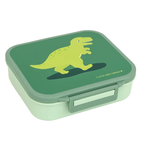 Square Lunch Box (3 compartments) - Dinosaur