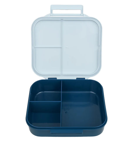 Square Lunch Box (3 compartments) - Dump Truck