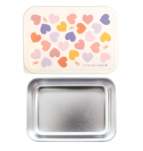 Stainless Steel Lunch Box - Hearts