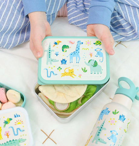 Stainless Steel Lunch Box - Jungle
