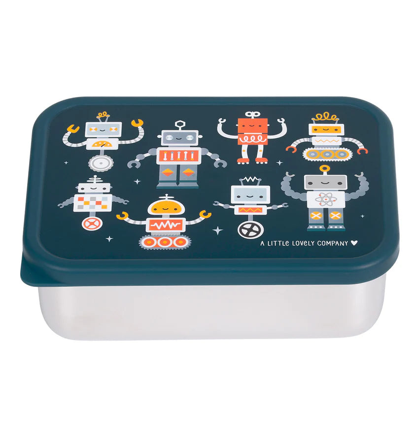 Stainless Steel Lunch Box - Robots