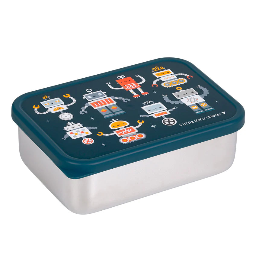 Stainless Steel Lunch Box - Robots