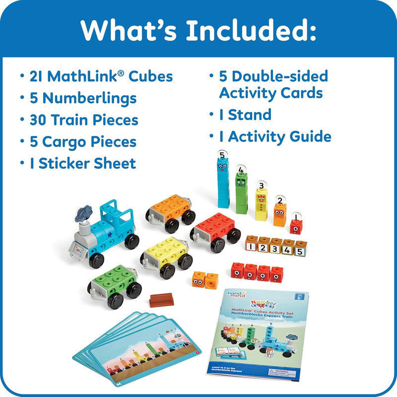 MathLink Cubes Numberblocks Express Train Activity Set